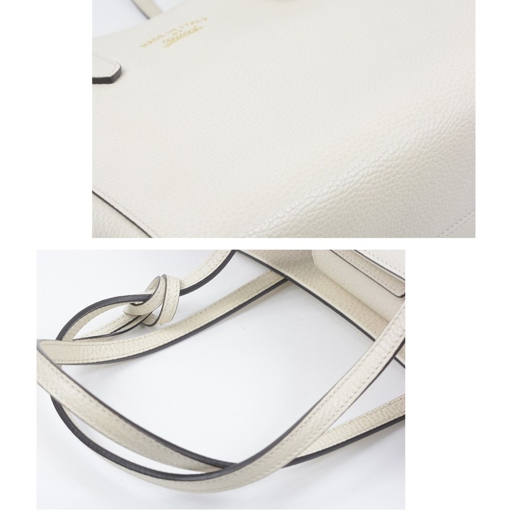 Gucci Bag Tote Shoulder Swing Leather - Picture 4 of 5